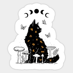 Celestial Cat Sticker